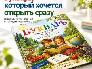 Напечатать книгу-букварь со стихами и яркими иллюстрациями